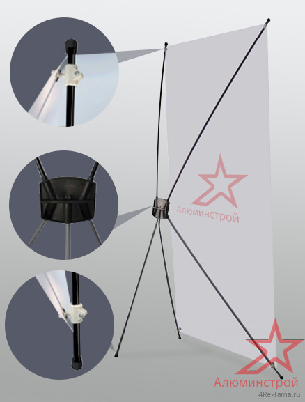 Стенд X-баннер 60х160 мм