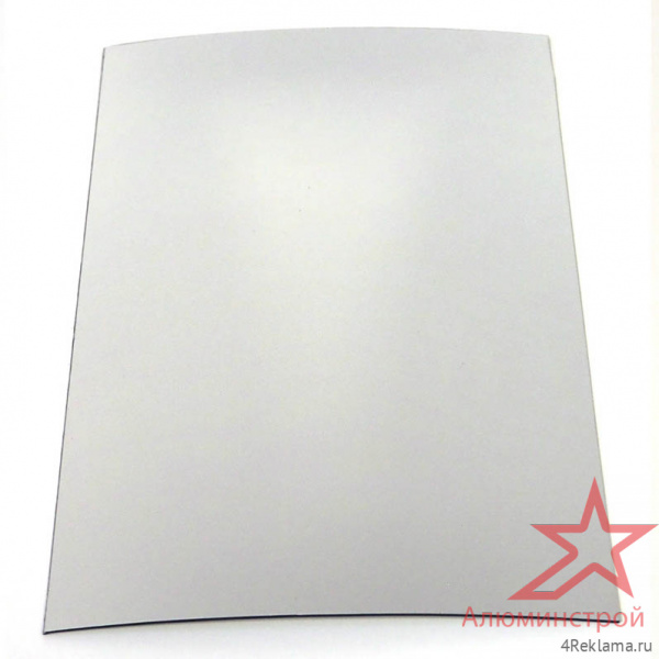 Зеркальный полистирол GEBAU 2000x1000x1 серебро