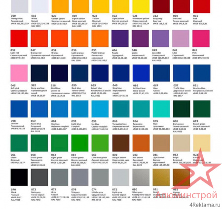 Глянцевая пленка ORACAL 641 для резки на плоттере