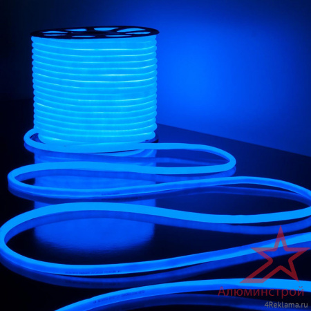 Гибкий неон Alulight синий, 6*12mm, длина 5м