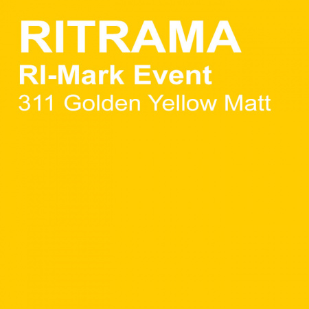 Цветная пленка Ri-Mark Event 311 Golden Yellow Matt 1,22х50м.